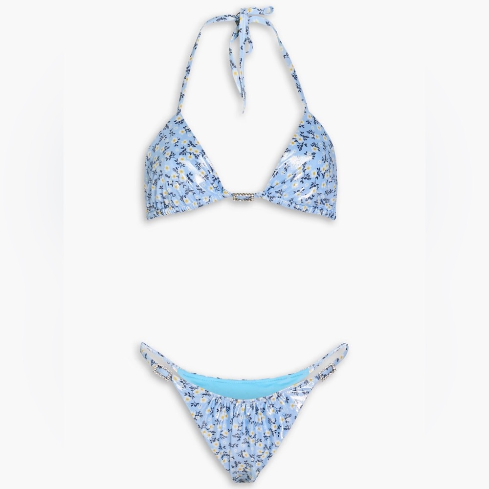 ALESSANDRA RICH Crystal-embellished Bikini - Picture 3 of 5